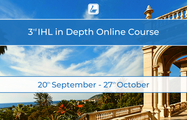 3<sup>rd</sup> IHL in Depth Online Course – Registration is open!