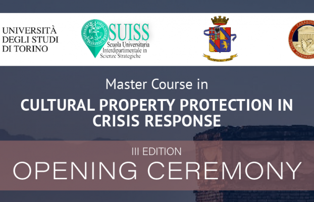 The Institute at the opening of the Master in “Cultural Property Protection in Crisis Response”