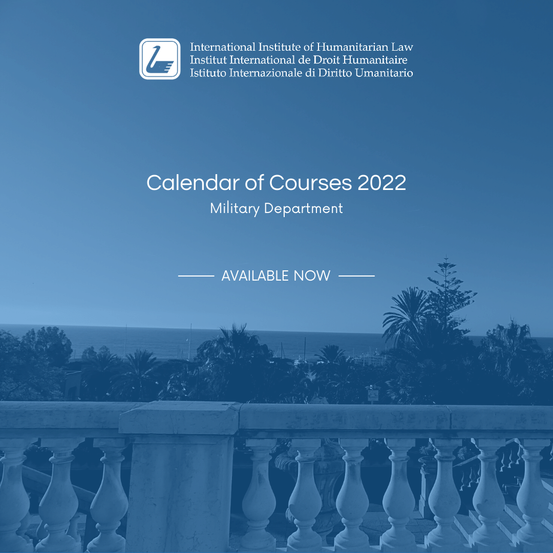 Military Department – Calendar of Courses for 2022 is now available