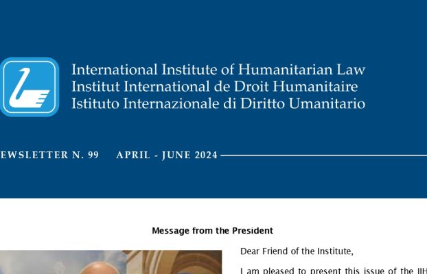 Download the last newsletter of the Institute (April-June 2024)!